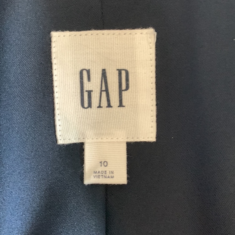 GAP Women's Navy Blazer size 10 - Picture 8 of 9